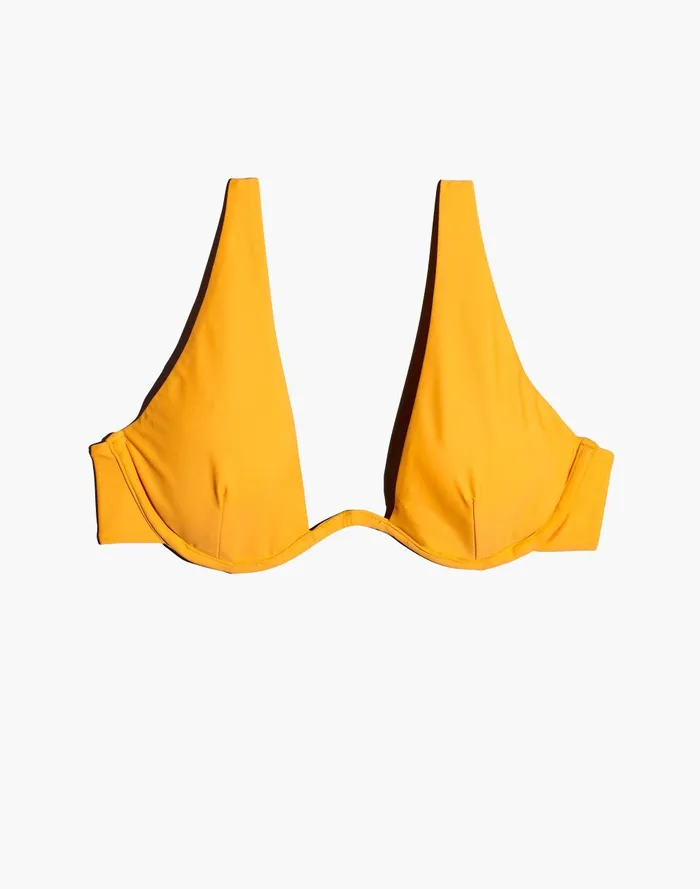 Women Swim Madewell Jade Swim Paloma Bikini Top