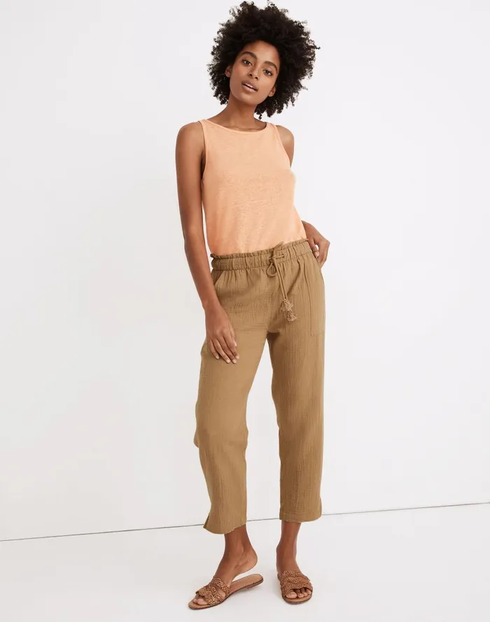 Women Swim Madewell Lightestspun Beach CoverUp Pants