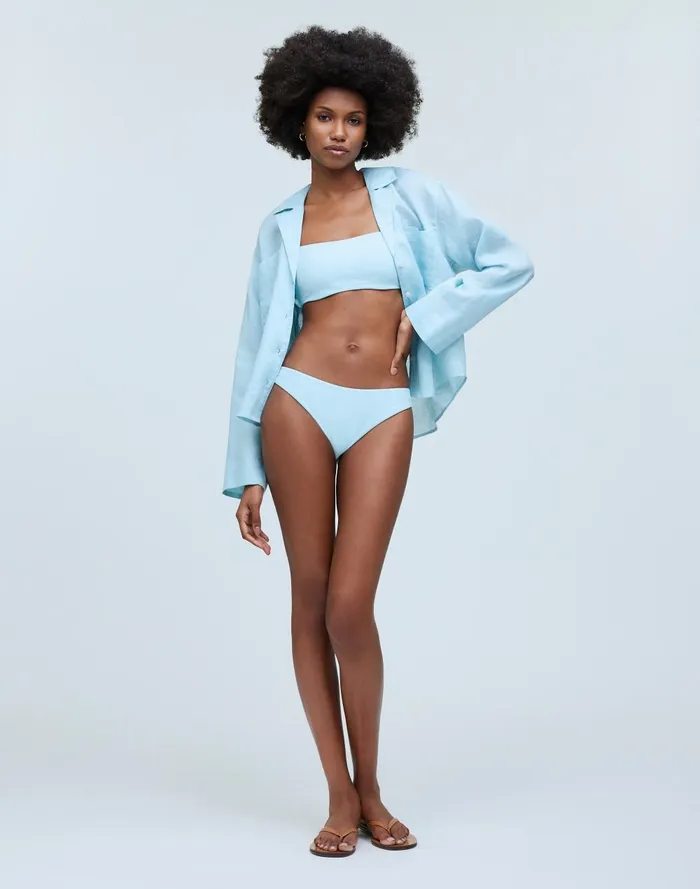 Women Swim Madewell MidRise Bikini Bottom