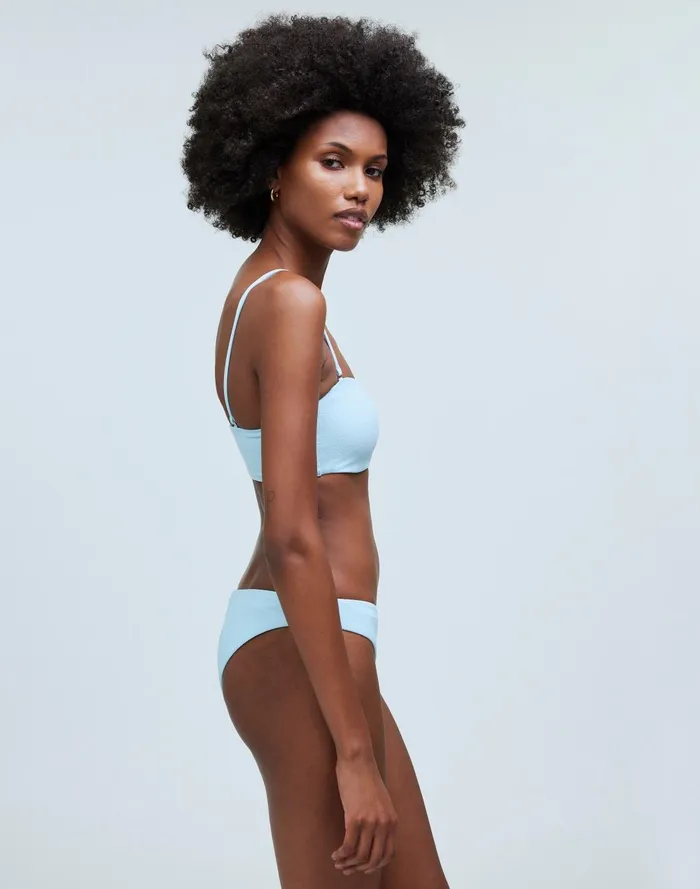 Women Swim Madewell SpaghettiStrap Bandeau Bikini Top