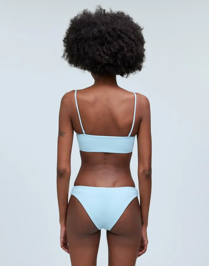 Women Swim Madewell SpaghettiStrap Bandeau Bikini Top