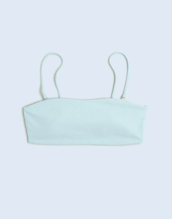 Women Swim Madewell SpaghettiStrap Bandeau Bikini Top