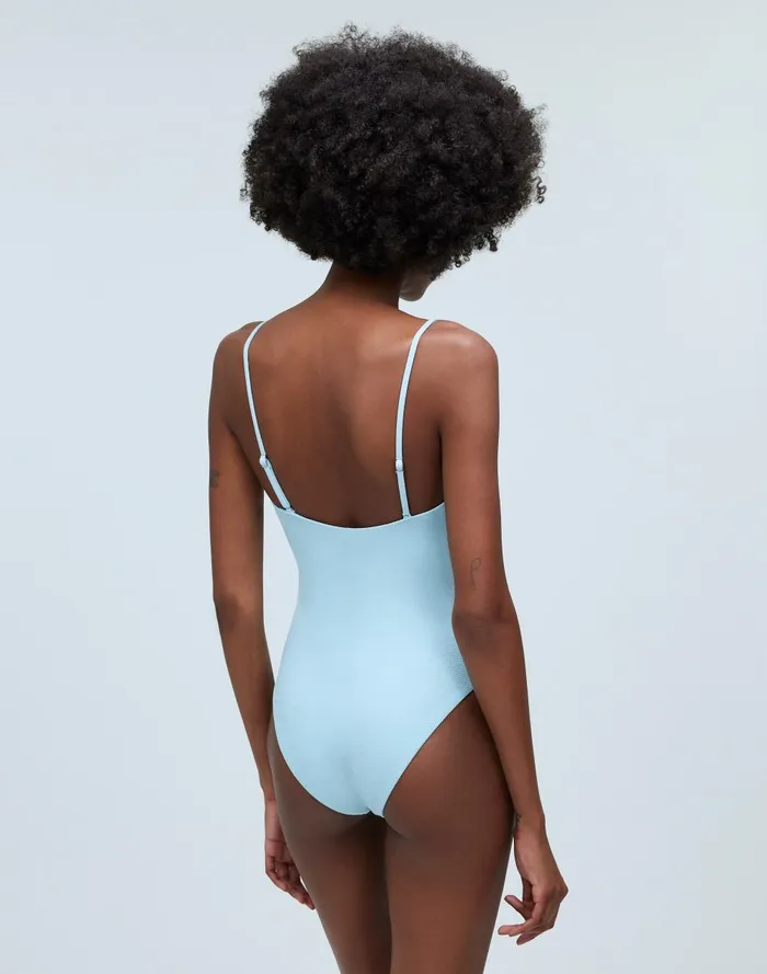 Women Swim Madewell SquareNeck OnePiece Swimsuit