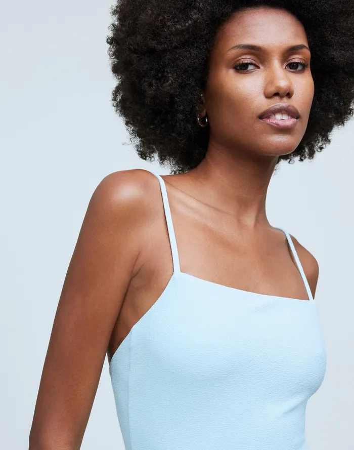 Women Swim Madewell SquareNeck OnePiece Swimsuit