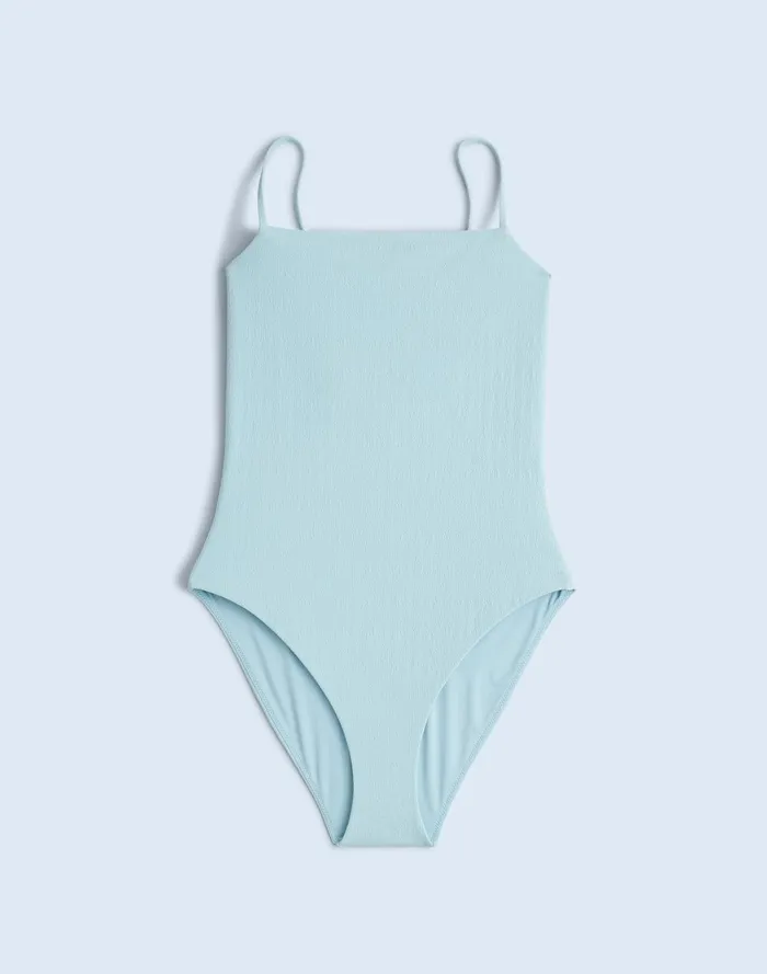 Women Swim Madewell SquareNeck OnePiece Swimsuit