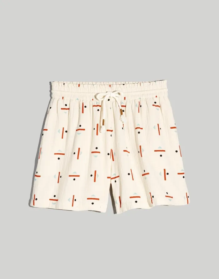 Women Swim Madewell X Caroline Z Hurley Board Shorts In Tridot