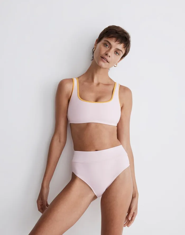 Women Swim Madewell X OOKIOH Cannes HighRise Bikini Bottom
