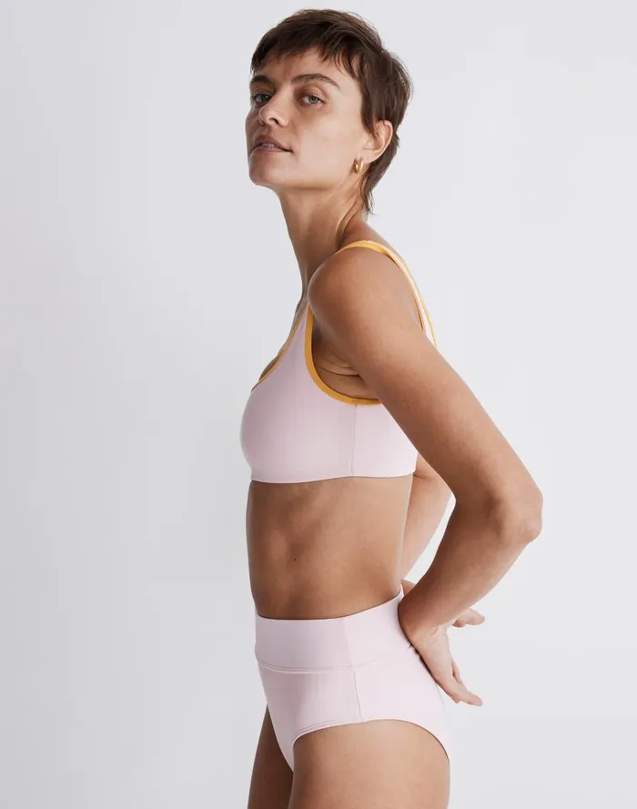 Women Swim Madewell X OOKIOH Cannes HighRise Bikini Bottom