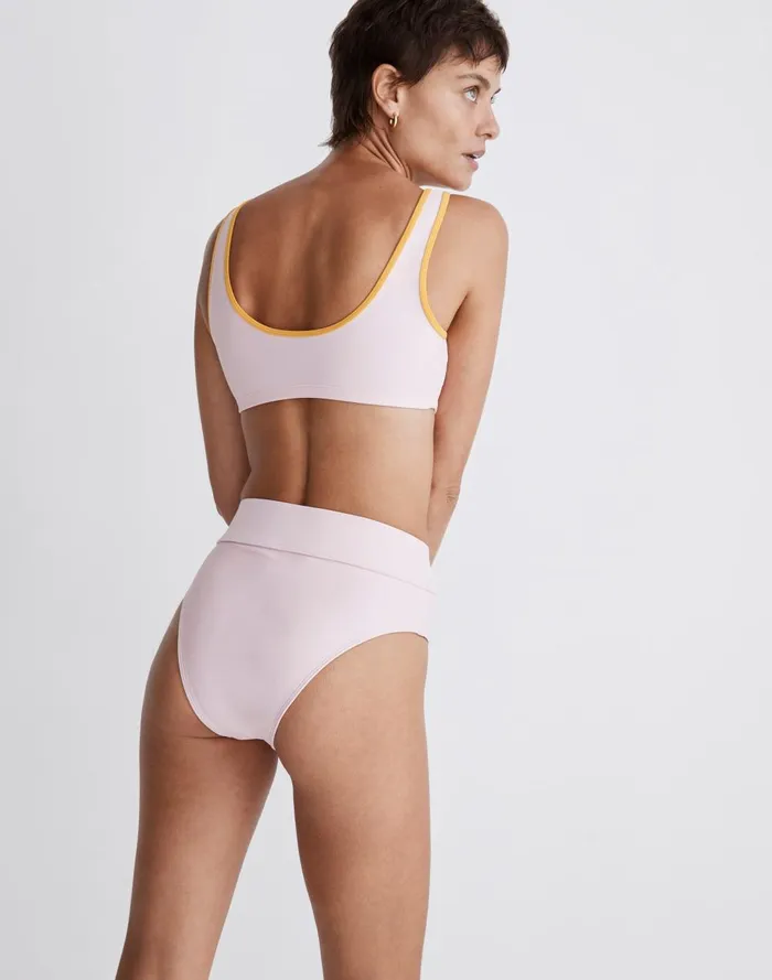Women Swim Madewell X OOKIOH Cannes HighRise Bikini Bottom