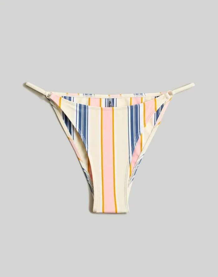 Women Swim Madewell X OOKIOH Goa Bikini Bottom In Cabana Stripe