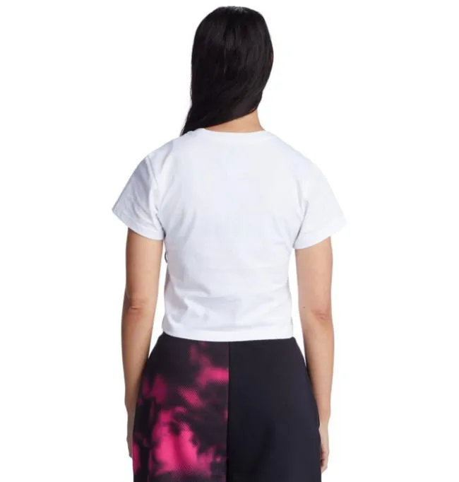 Women TShirts Hoodies and Jackets DC Women039s DC Star Cropped TShirt White