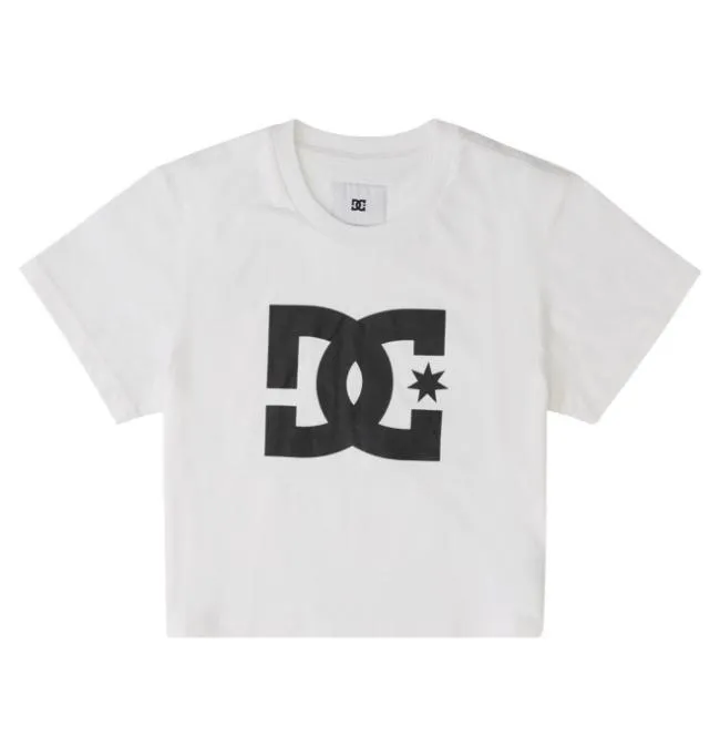 Women TShirts Hoodies and Jackets DC Women039s DC Star Cropped TShirt White