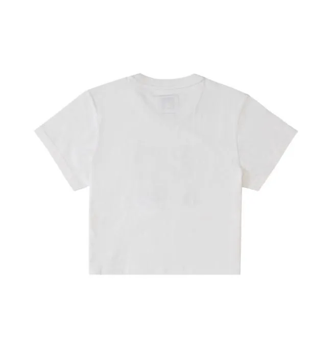 Women TShirts Hoodies and Jackets DC Women039s DC Star Cropped TShirt White