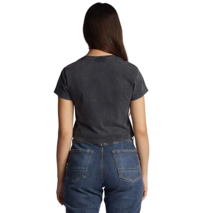 Women TShirts Hoodies and Jackets DC Women039s DC Star Fill Cropped Baby TShirt Black Acid Women TShirts Hoodies and Jackets DC Women039s DC Star Fill Cropped Baby TShirt Black Acid