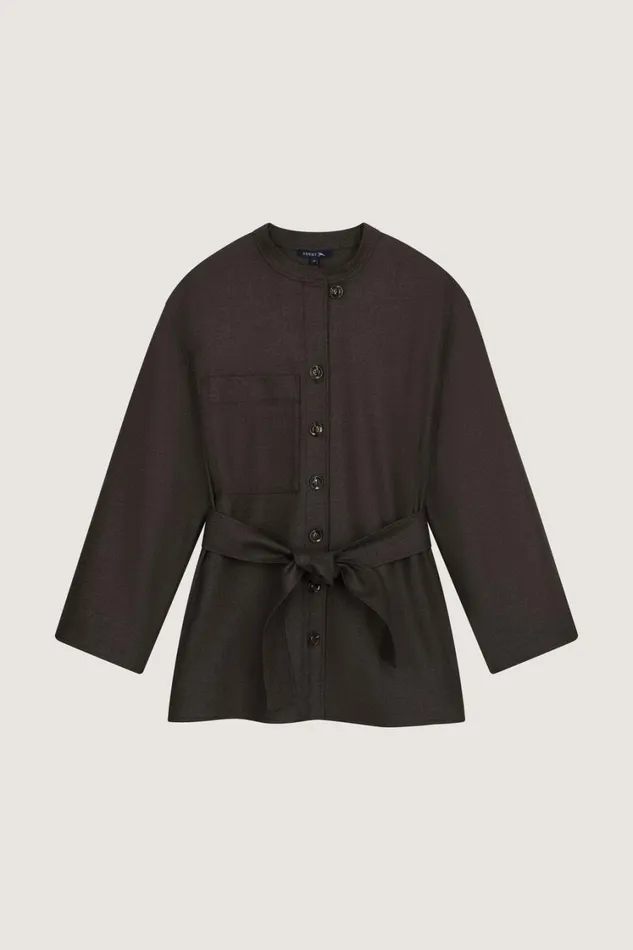 Women TABATA SHIRT Mottled Brown Soeur Shirts