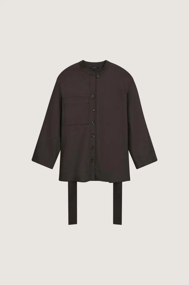 Women TABATA SHIRT Mottled Brown Soeur Shirts