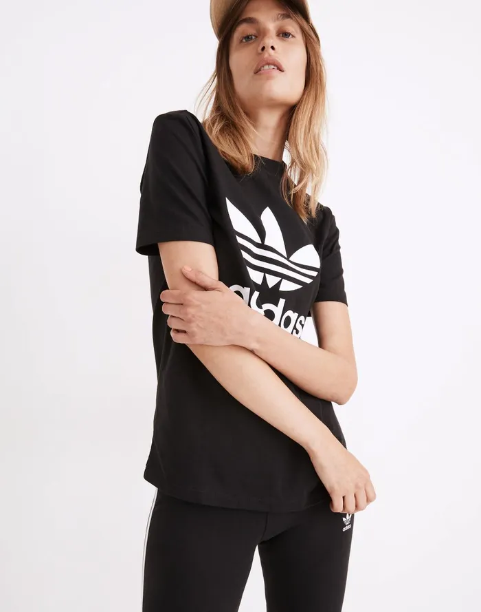 Women Tees Madewell Adidas Originals Trefoil Tee