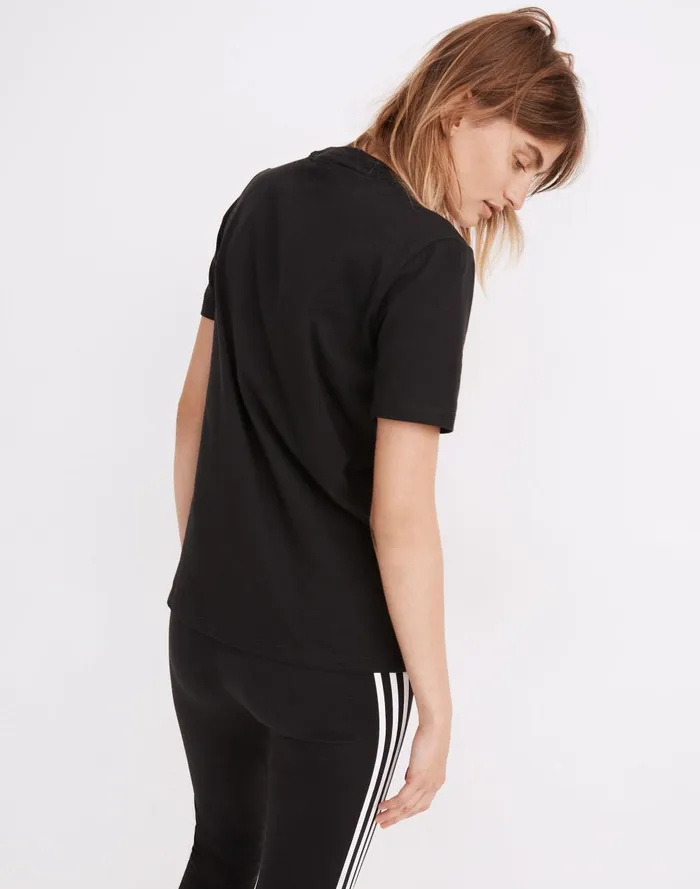 Women Tees Madewell Adidas Originals Trefoil Tee