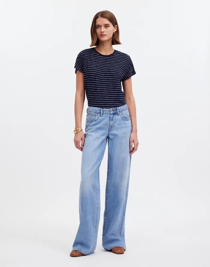 Women Tees Madewell DolmanSleeve Crewneck Tee In Slub