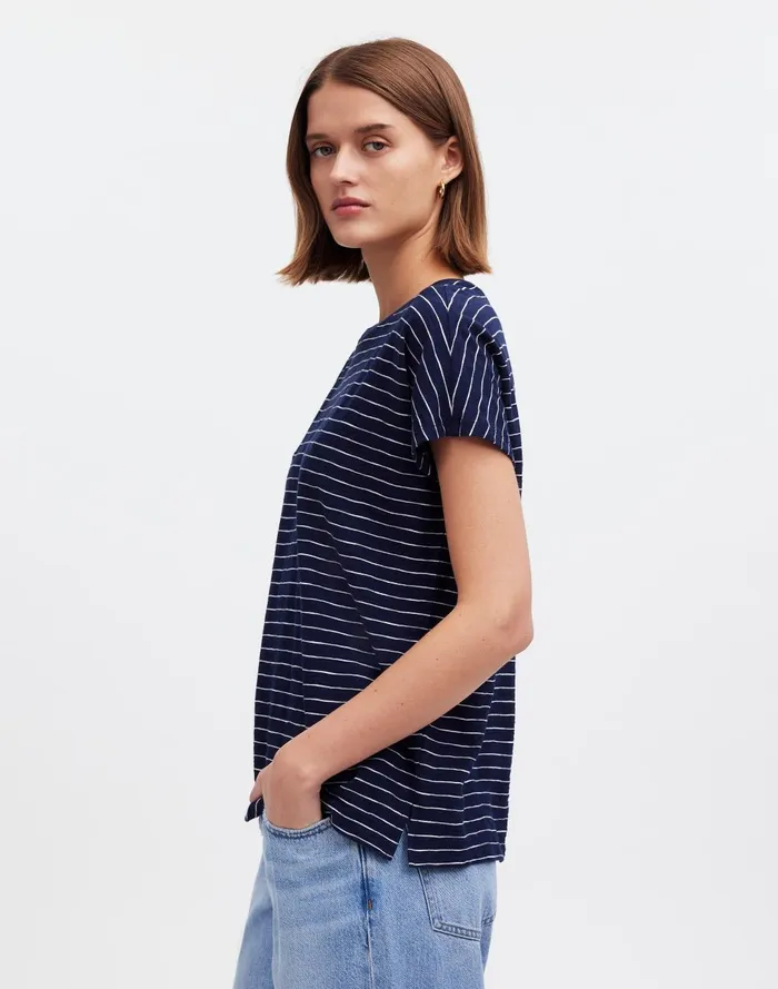 Women Tees Madewell DolmanSleeve Crewneck Tee In Slub