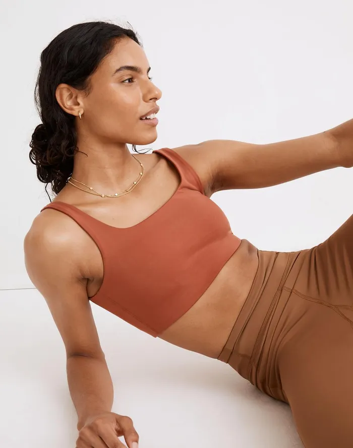 Women Tees Madewell Flex SquareNeck Sports Bra