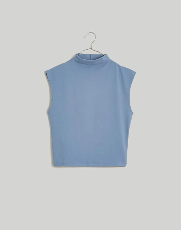 Women Tees Madewell Funnelneck Cropped Muscle Tee