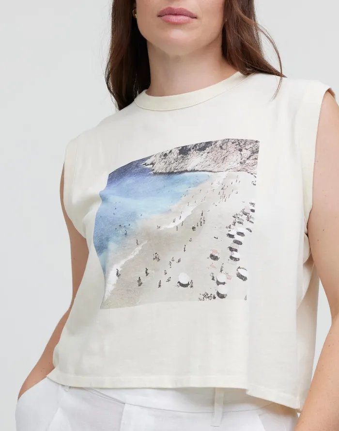 Women Tees Madewell Graphic Crewneck Muscle Tee