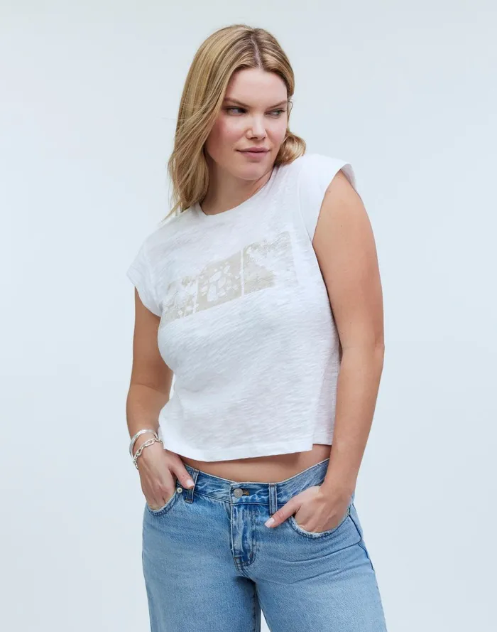Women Tees Madewell Graphic Shrunken Tee