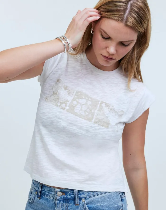 Women Tees Madewell Graphic Shrunken Tee
