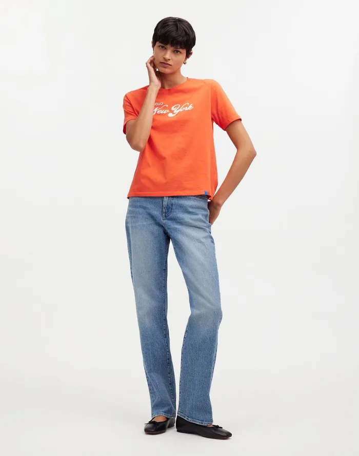 Women Tees Madewell KULE Hello New York Modern Tee