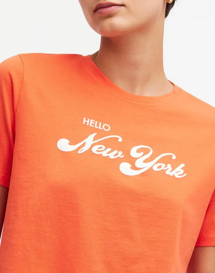 Women Tees Madewell KULE Hello New York Modern Tee