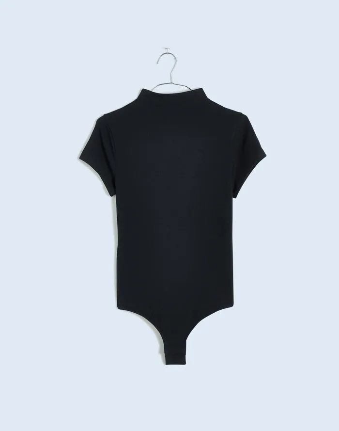 Women Tees Madewell Mockneck Thong Bodysuit