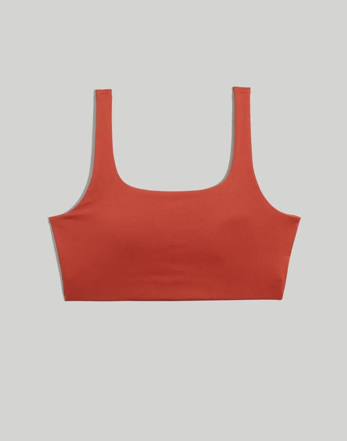 Women Tees Madewell Plus MWL Flex SquareNeck Sports Bra