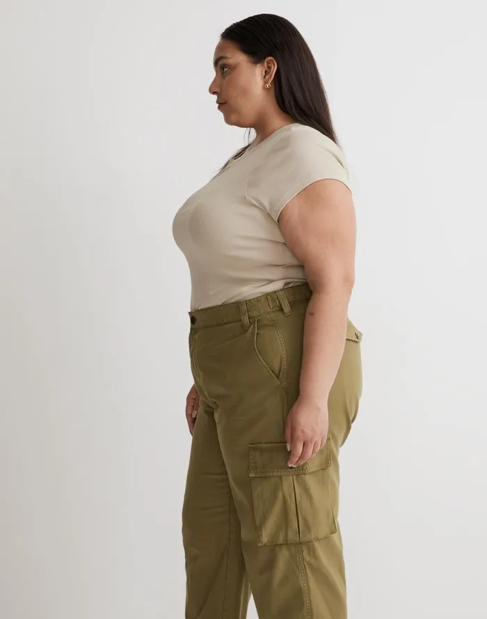 Women Tees Madewell Plus Supima Rib Tee