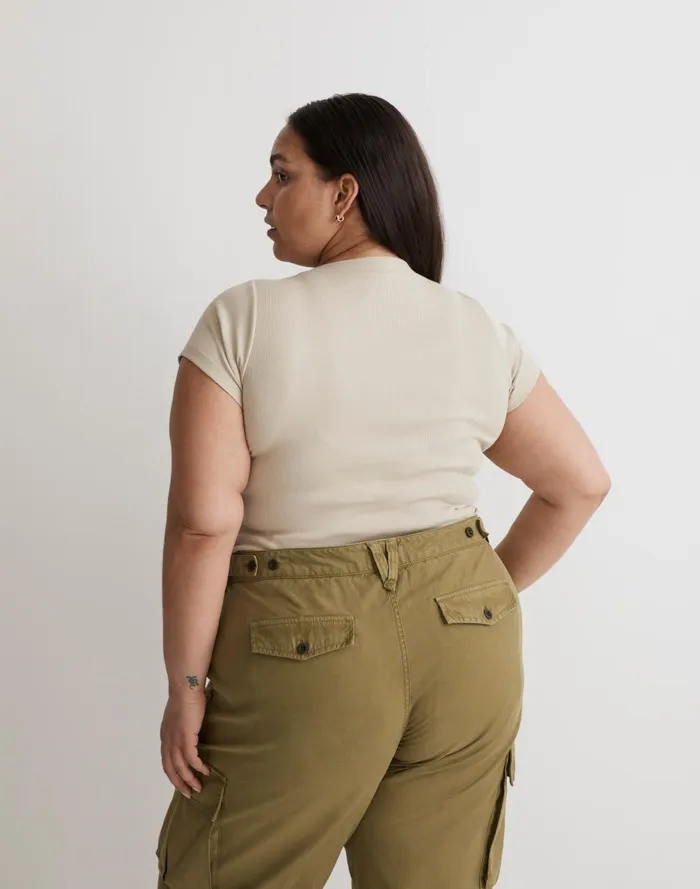 Women Tees Madewell Plus Supima Rib Tee