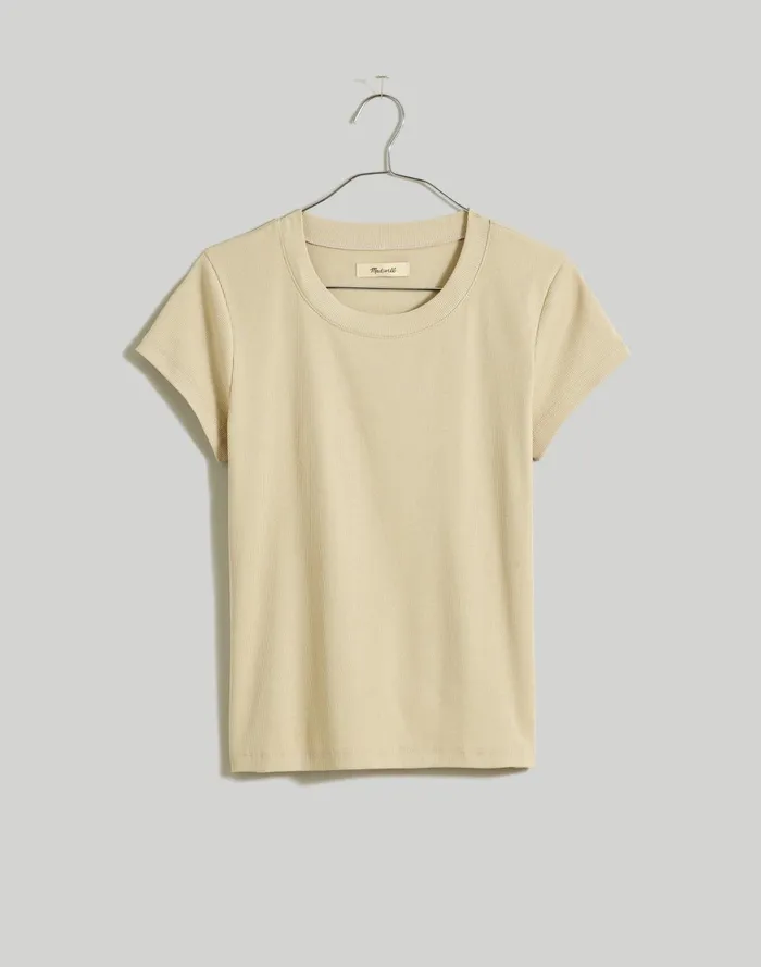 Women Tees Madewell Plus Supima Rib Tee