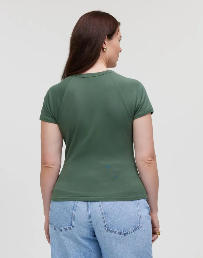 Women Tees Madewell RaglanSleeve Baby Tee