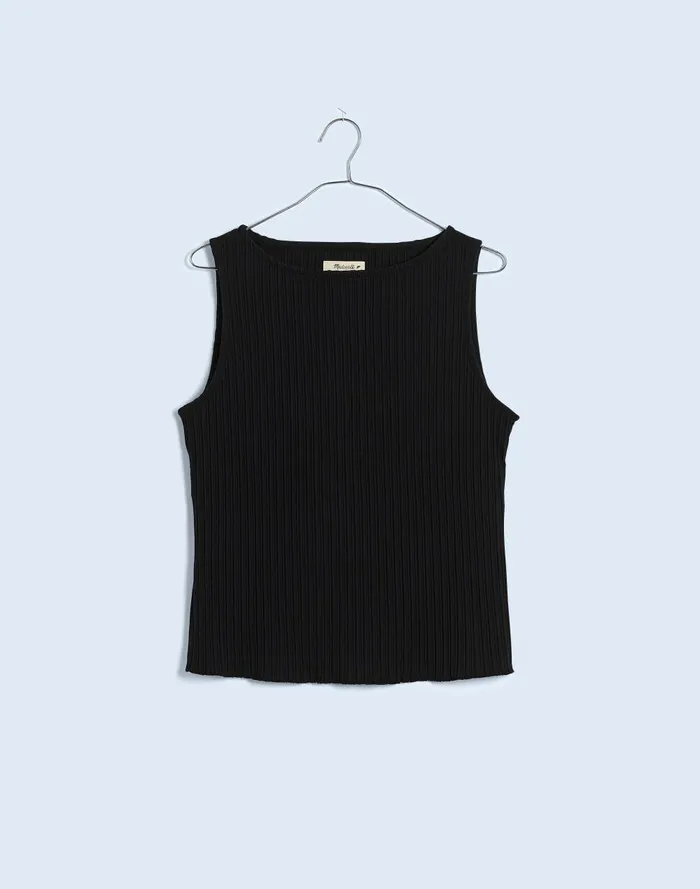 Women Tees Madewell Ribbed Boatneck Tank