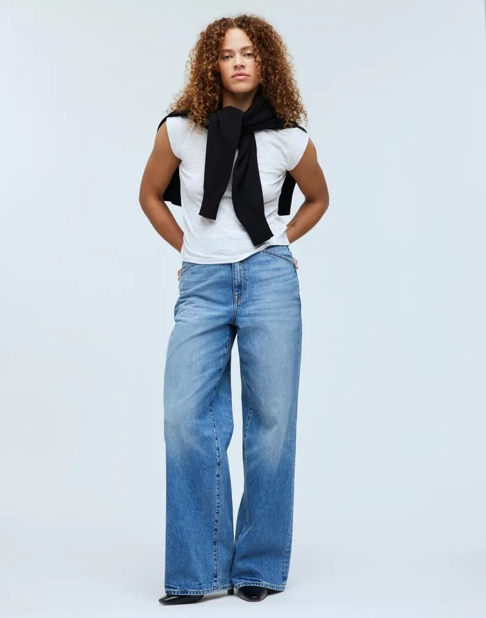 Women Tees Madewell Slub Crewneck Muscle Tee