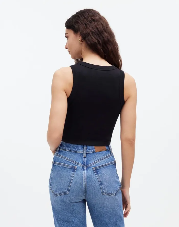 Women Tees Madewell Supima Rib Crop Tank
