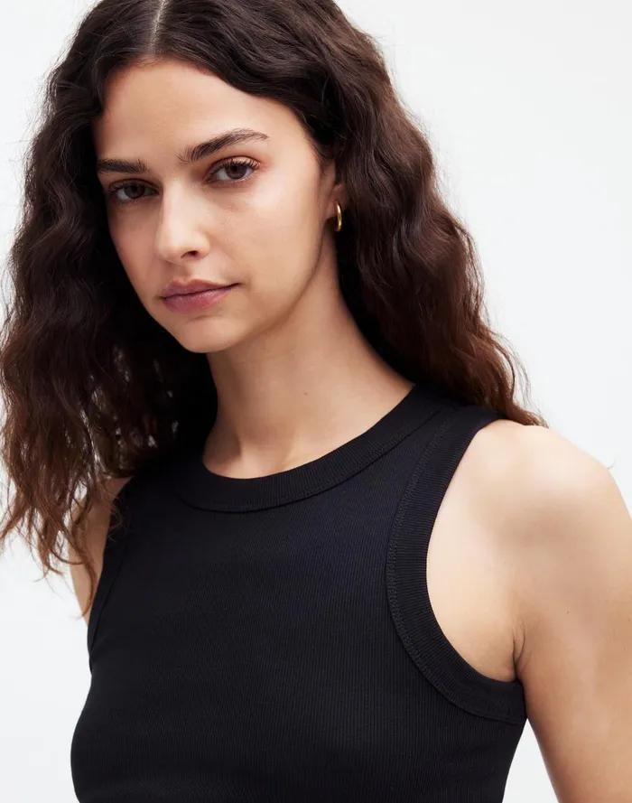 Women Tees Madewell Supima Rib Crop Tank