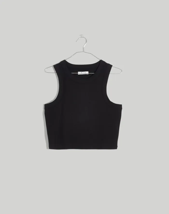 Women Tees Madewell Supima Rib Crop Tank