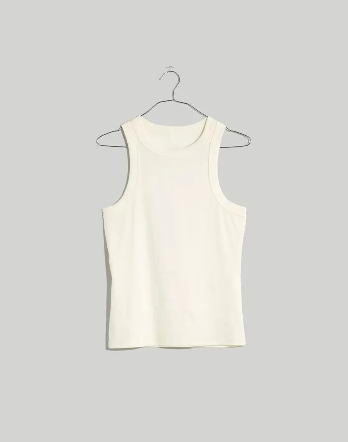 Women Tees Madewell Supima Rib Cutaway Tank