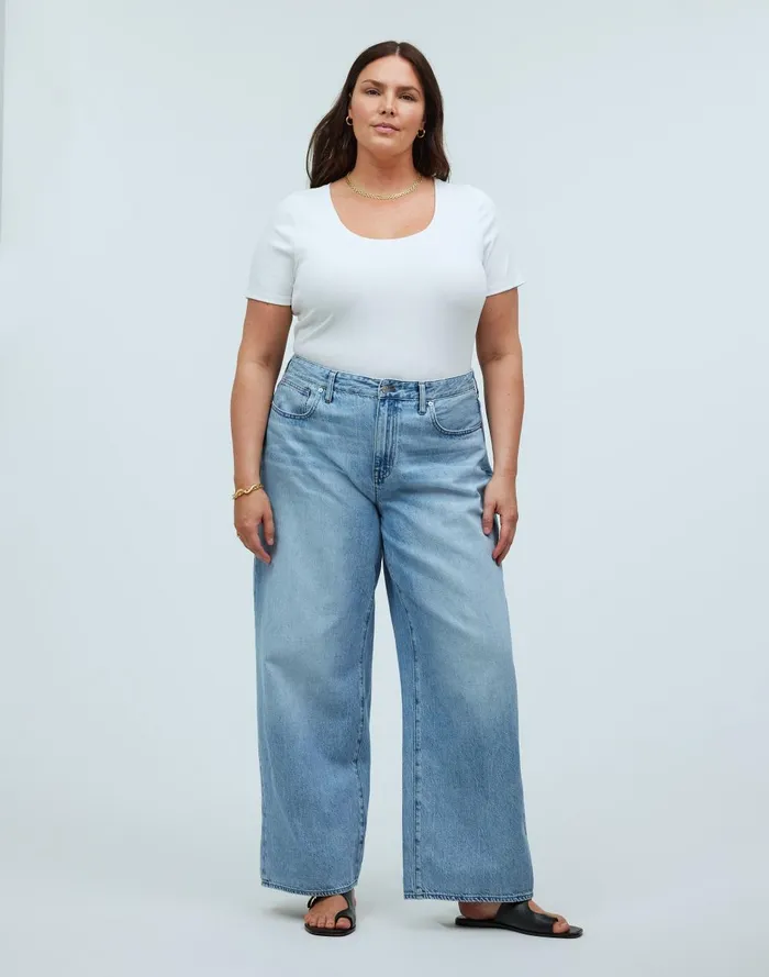 Women Tees Madewell Supima Rib Scoopneck Tee