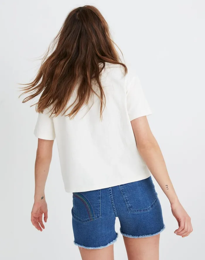 Women Tees Madewell The Pride Easy Crop Tee