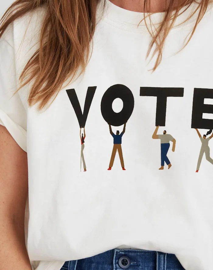 Women Tees Madewell The Pride Easy Crop Tee