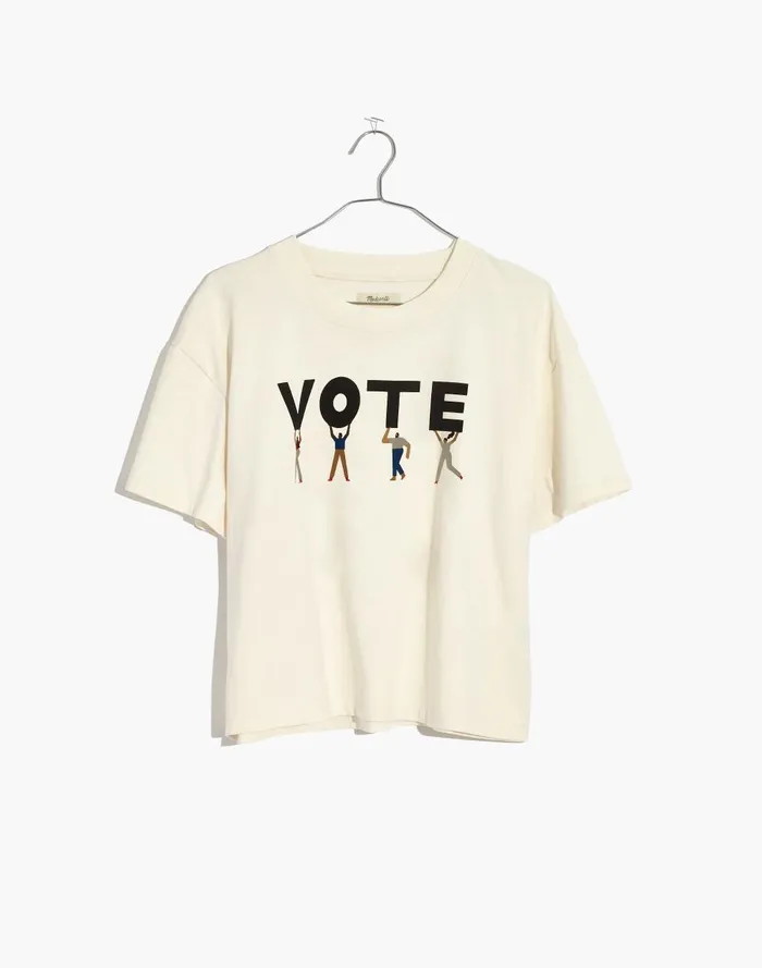 Women Tees Madewell The Pride Easy Crop Tee