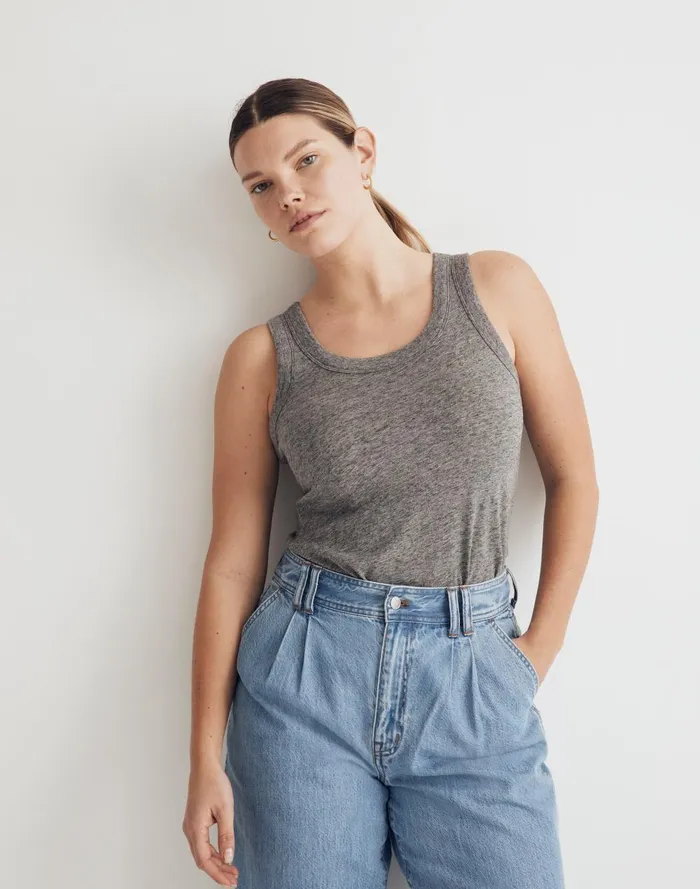 Women Tees Madewell Whisper Cotton Scoopneck Tank Top
