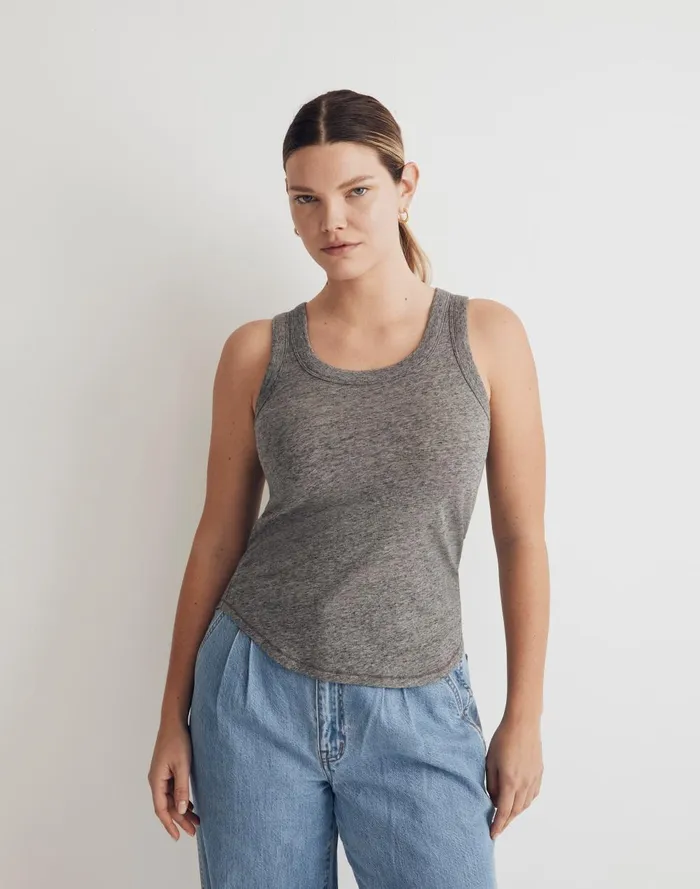 Women Tees Madewell Whisper Cotton Scoopneck Tank Top