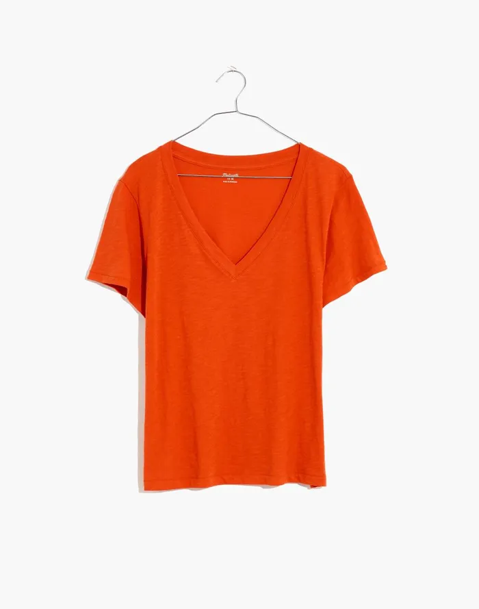 Women Tees Madewell Whisper Cotton VNeck Tee
